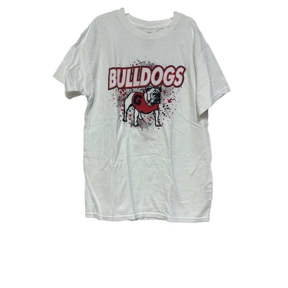 Georgia Bulldogs Youth Large Tshirt Tee Football Top Kids White Graphic ProEdge